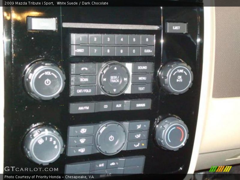 White Suede / Dark Chocolate 2009 Mazda Tribute i Sport