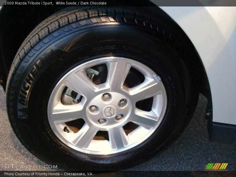 White Suede / Dark Chocolate 2009 Mazda Tribute i Sport