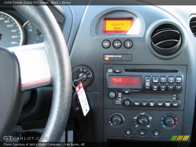 Black / Ebony 2008 Pontiac Grand Prix Sedan