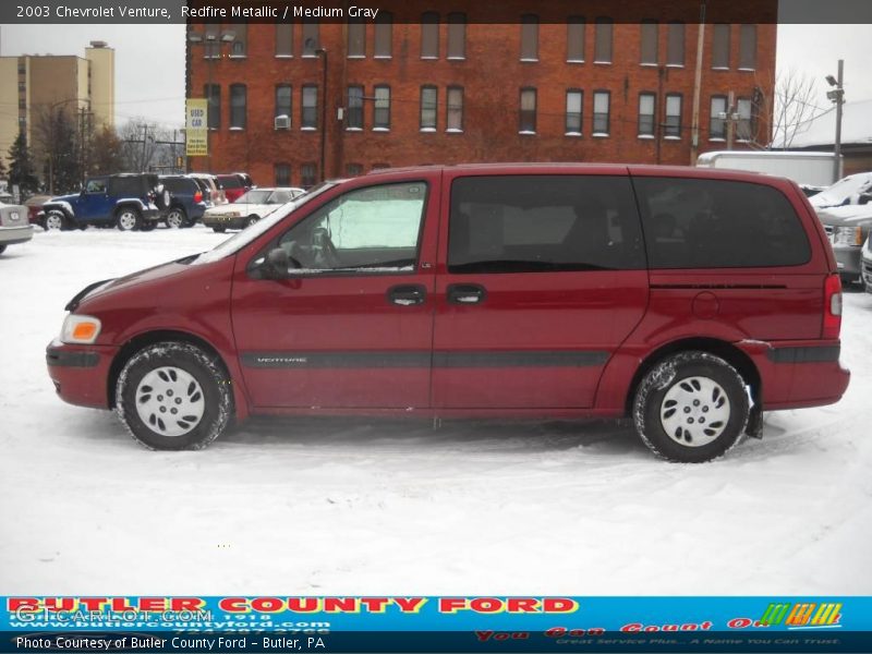 Redfire Metallic / Medium Gray 2003 Chevrolet Venture