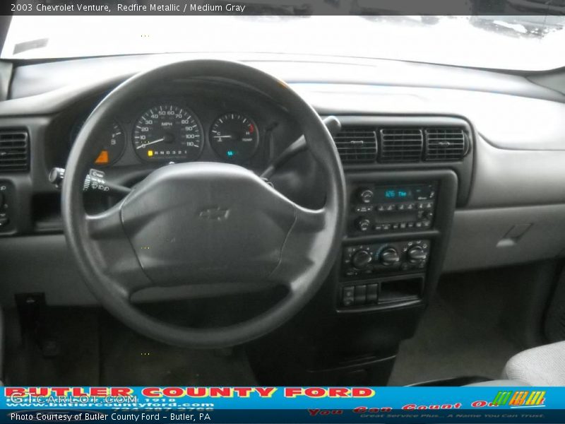 Redfire Metallic / Medium Gray 2003 Chevrolet Venture