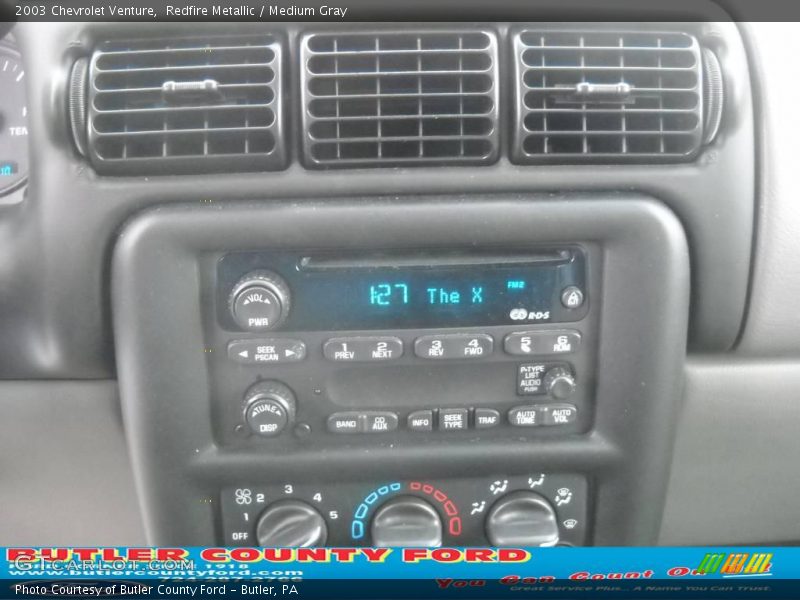 Redfire Metallic / Medium Gray 2003 Chevrolet Venture
