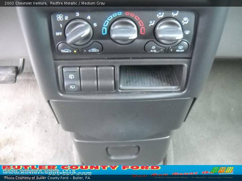 Redfire Metallic / Medium Gray 2003 Chevrolet Venture