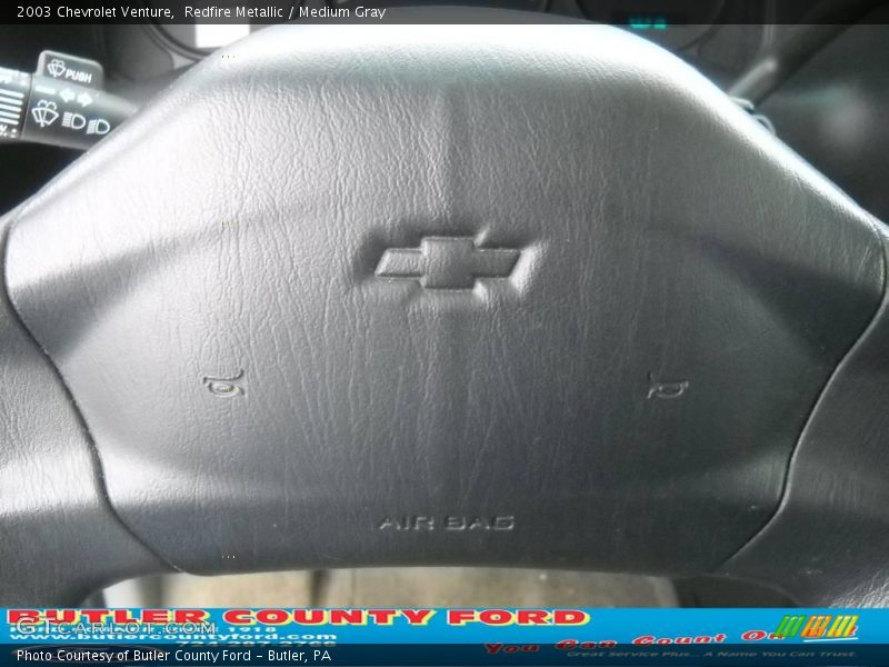 Redfire Metallic / Medium Gray 2003 Chevrolet Venture