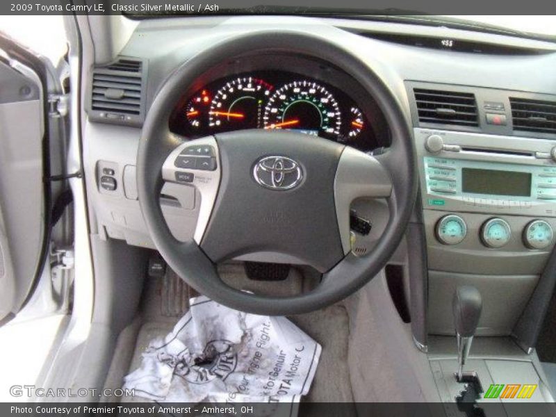 Classic Silver Metallic / Ash 2009 Toyota Camry LE