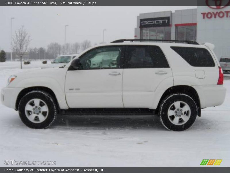 Natural White / Taupe 2008 Toyota 4Runner SR5 4x4