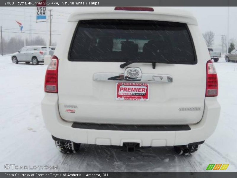 Natural White / Taupe 2008 Toyota 4Runner SR5 4x4