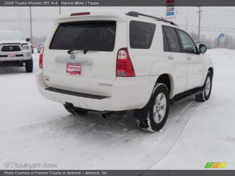 Natural White / Taupe 2008 Toyota 4Runner SR5 4x4