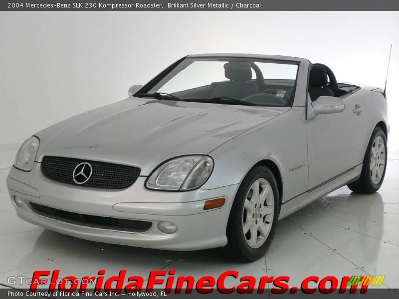 Brilliant Silver Metallic / Charcoal 2004 Mercedes-Benz SLK 230 Kompressor Roadster