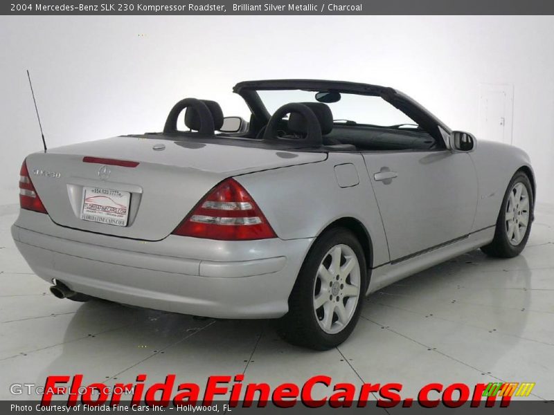 Brilliant Silver Metallic / Charcoal 2004 Mercedes-Benz SLK 230 Kompressor Roadster