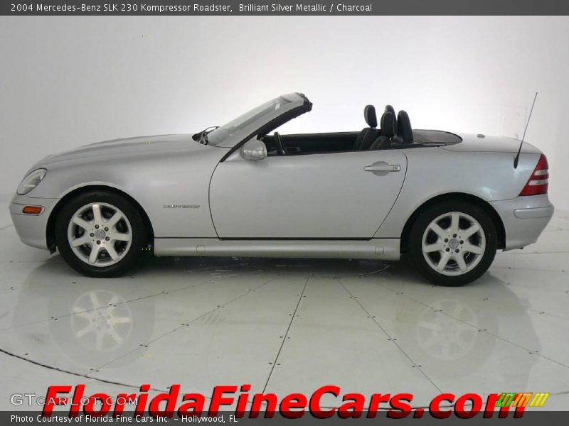 Brilliant Silver Metallic / Charcoal 2004 Mercedes-Benz SLK 230 Kompressor Roadster