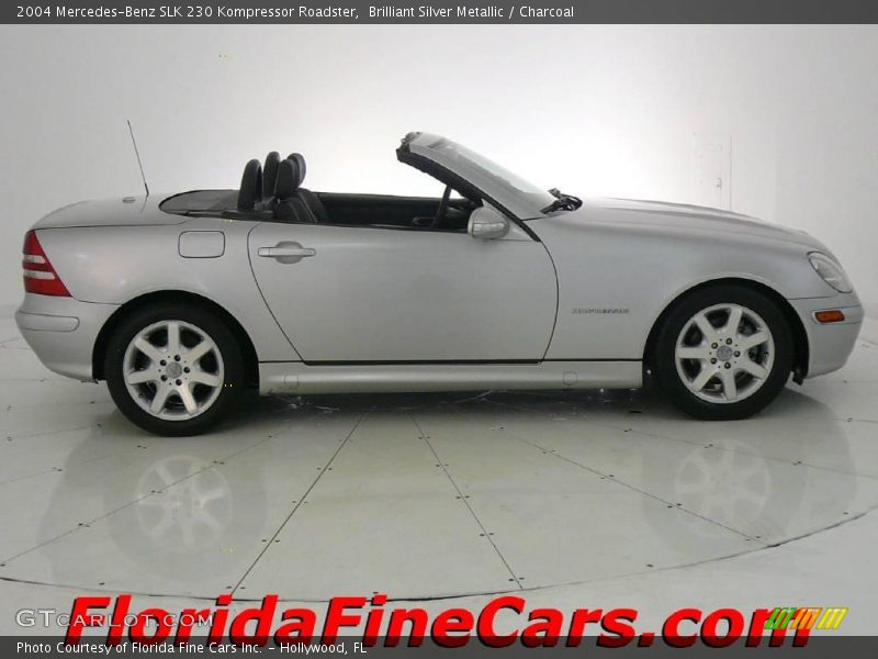 Brilliant Silver Metallic / Charcoal 2004 Mercedes-Benz SLK 230 Kompressor Roadster