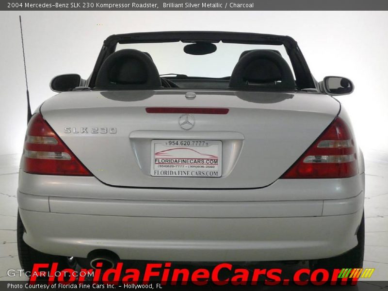 Brilliant Silver Metallic / Charcoal 2004 Mercedes-Benz SLK 230 Kompressor Roadster