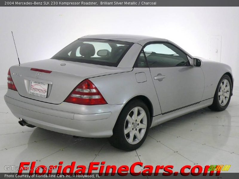 Brilliant Silver Metallic / Charcoal 2004 Mercedes-Benz SLK 230 Kompressor Roadster