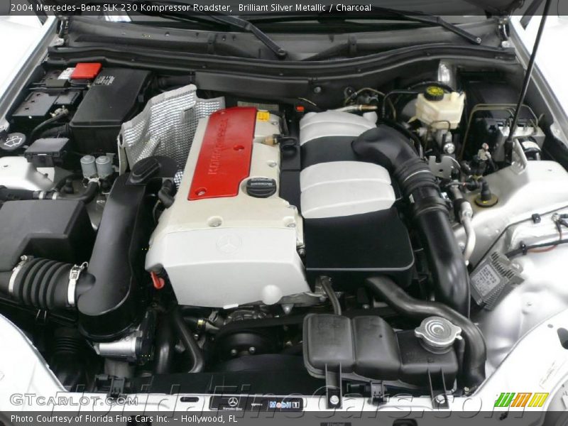 Brilliant Silver Metallic / Charcoal 2004 Mercedes-Benz SLK 230 Kompressor Roadster