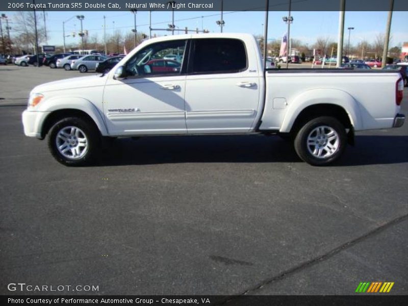 Natural White / Light Charcoal 2006 Toyota Tundra SR5 Double Cab