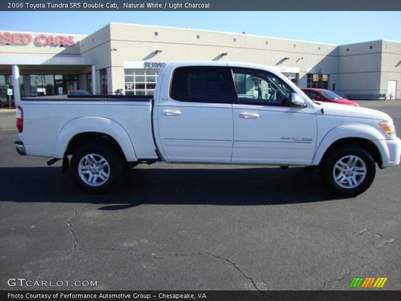 Natural White / Light Charcoal 2006 Toyota Tundra SR5 Double Cab