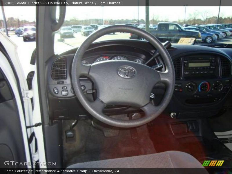 Natural White / Light Charcoal 2006 Toyota Tundra SR5 Double Cab