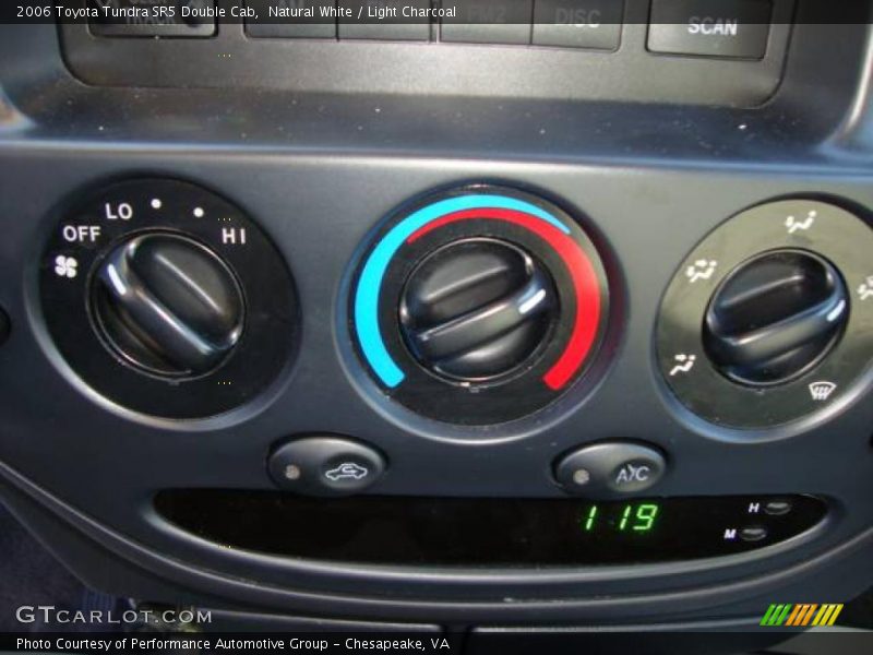 Natural White / Light Charcoal 2006 Toyota Tundra SR5 Double Cab