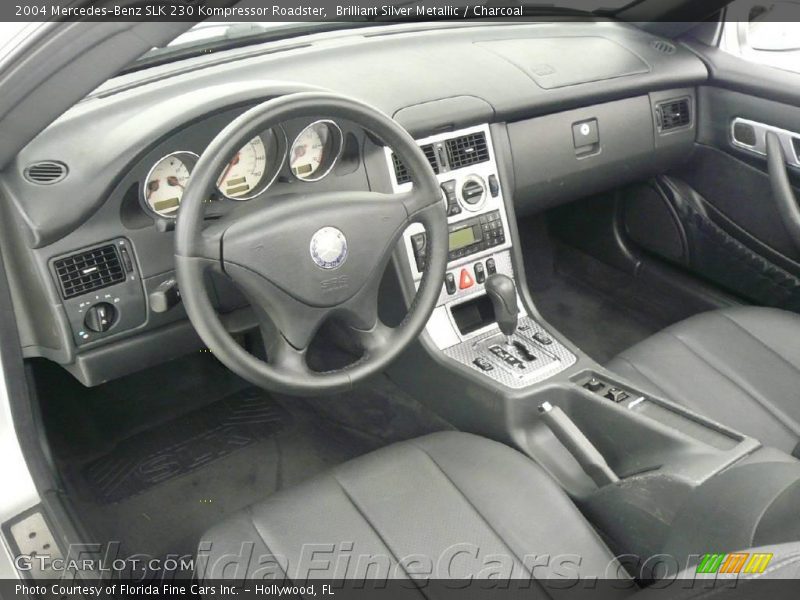 Brilliant Silver Metallic / Charcoal 2004 Mercedes-Benz SLK 230 Kompressor Roadster