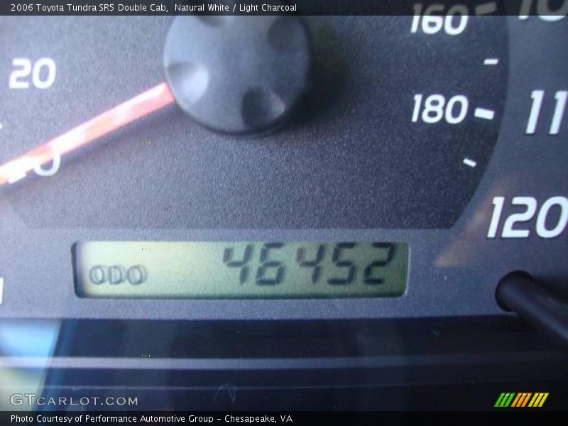 Natural White / Light Charcoal 2006 Toyota Tundra SR5 Double Cab