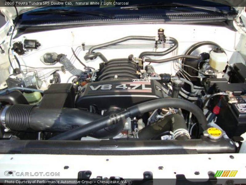 Natural White / Light Charcoal 2006 Toyota Tundra SR5 Double Cab