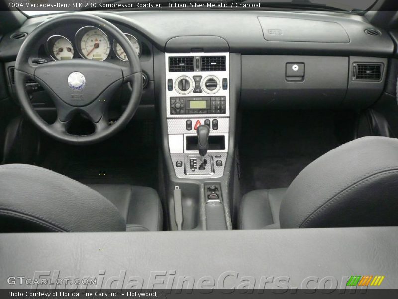 Brilliant Silver Metallic / Charcoal 2004 Mercedes-Benz SLK 230 Kompressor Roadster