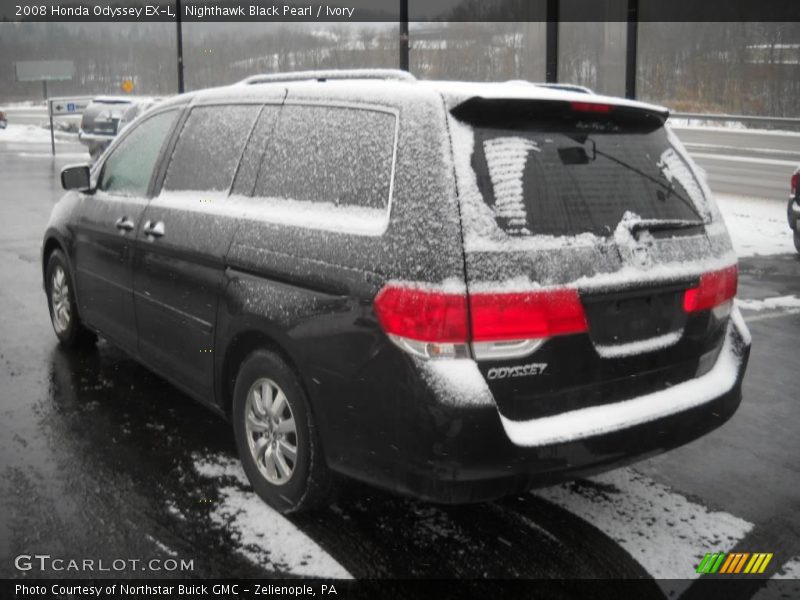 Nighthawk Black Pearl / Ivory 2008 Honda Odyssey EX-L