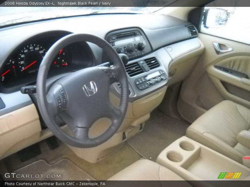 Nighthawk Black Pearl / Ivory 2008 Honda Odyssey EX-L