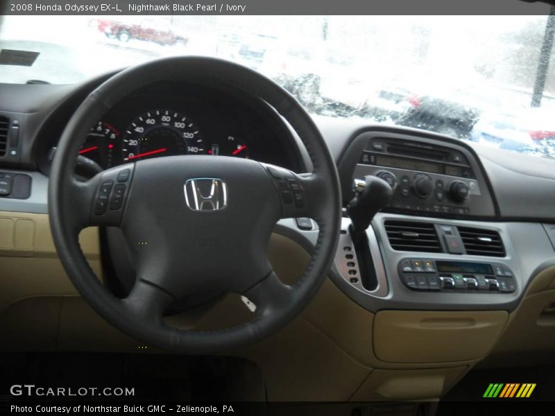 Nighthawk Black Pearl / Ivory 2008 Honda Odyssey EX-L