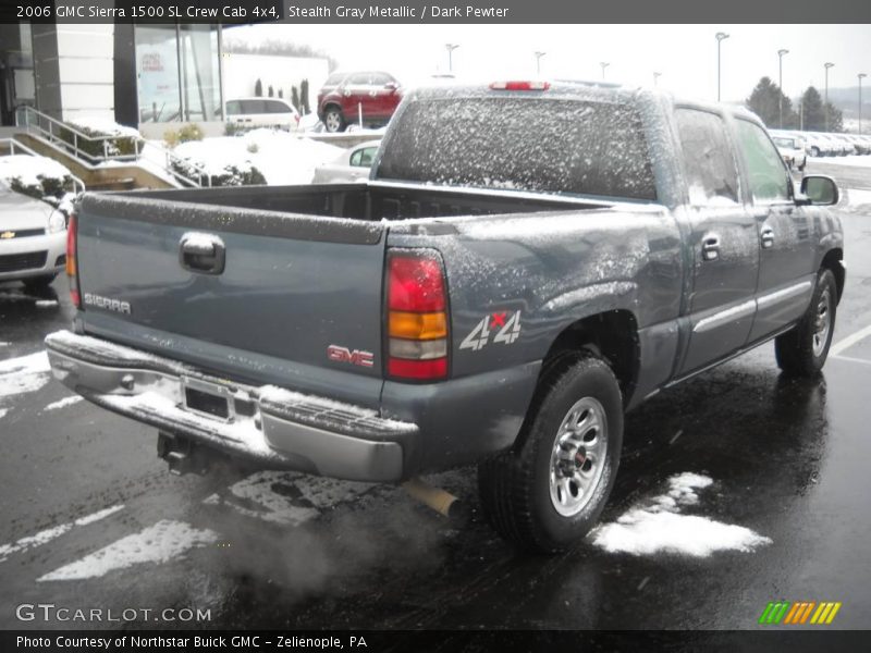 Stealth Gray Metallic / Dark Pewter 2006 GMC Sierra 1500 SL Crew Cab 4x4