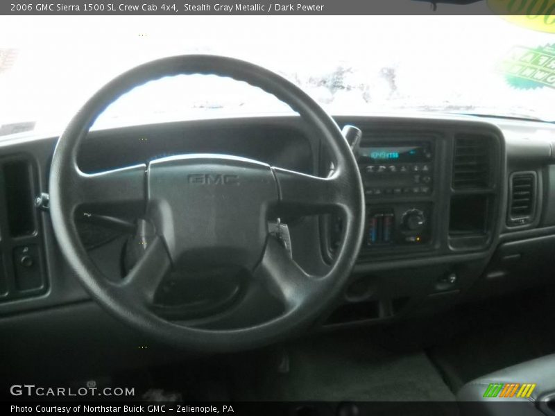 Stealth Gray Metallic / Dark Pewter 2006 GMC Sierra 1500 SL Crew Cab 4x4