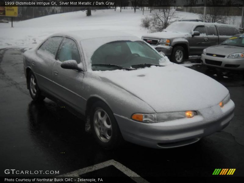 Silver Mist Metallic / Dark Gray 1999 Oldsmobile Intrigue GX