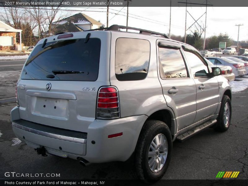 Light Sage Metallic / Pebble 2007 Mercury Mariner Premier 4WD