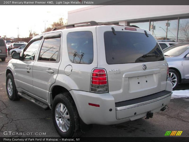 Light Sage Metallic / Pebble 2007 Mercury Mariner Premier 4WD
