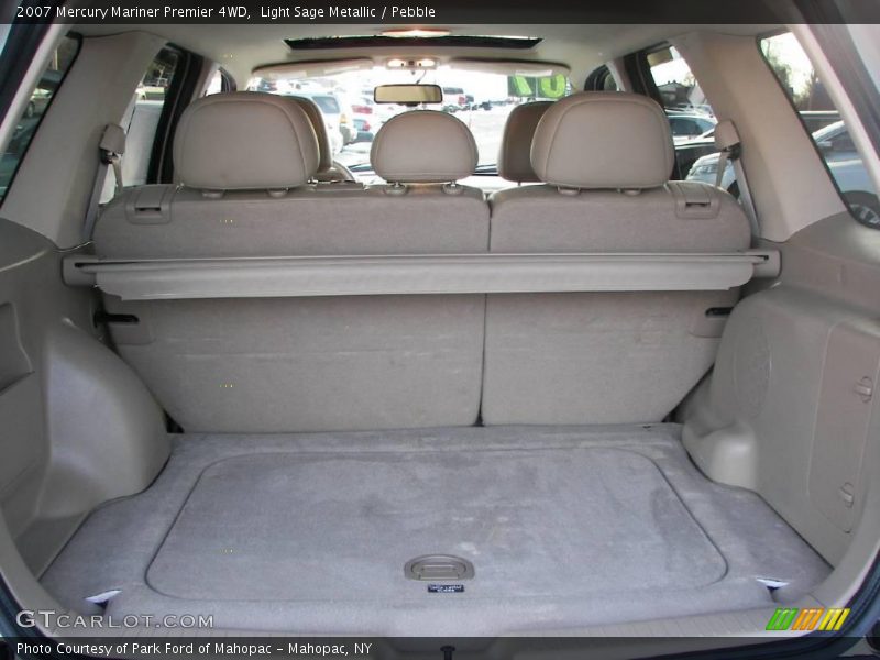 Light Sage Metallic / Pebble 2007 Mercury Mariner Premier 4WD