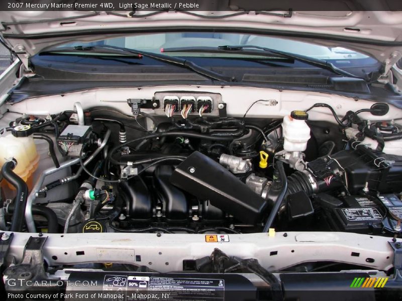 Light Sage Metallic / Pebble 2007 Mercury Mariner Premier 4WD