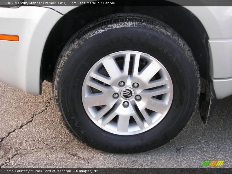 Light Sage Metallic / Pebble 2007 Mercury Mariner Premier 4WD