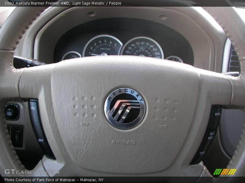 Light Sage Metallic / Pebble 2007 Mercury Mariner Premier 4WD