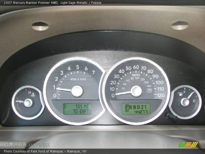 Light Sage Metallic / Pebble 2007 Mercury Mariner Premier 4WD