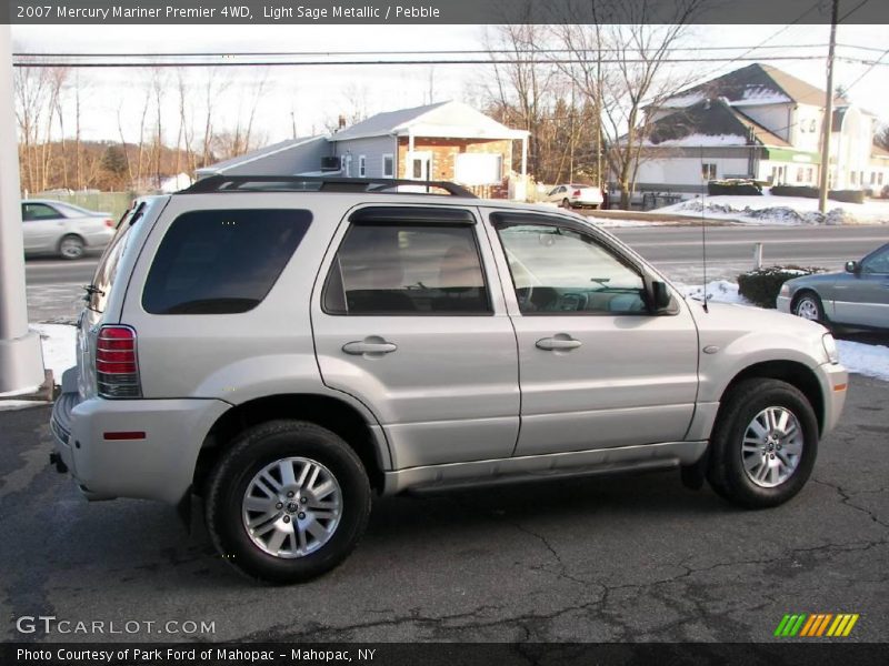 Light Sage Metallic / Pebble 2007 Mercury Mariner Premier 4WD