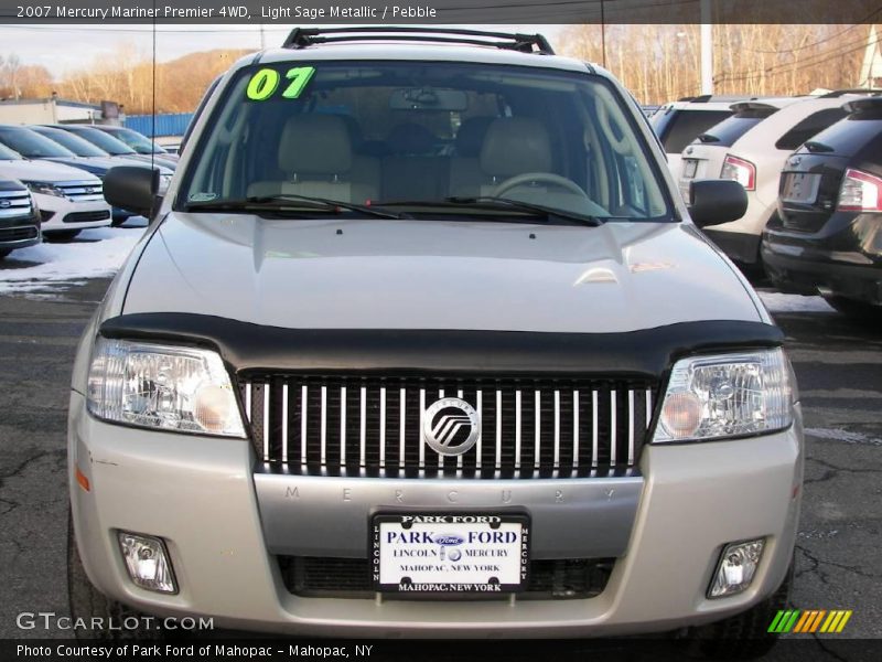 Light Sage Metallic / Pebble 2007 Mercury Mariner Premier 4WD