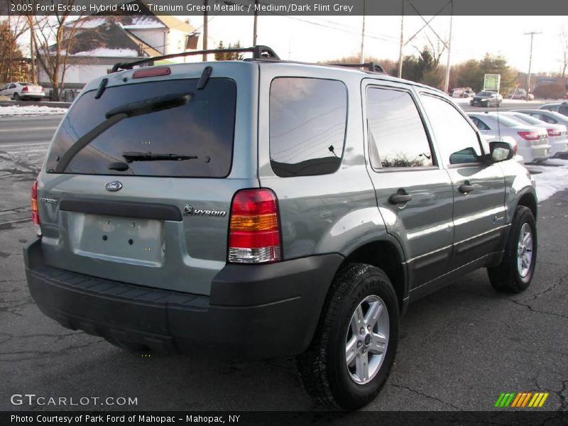 Titanium Green Metallic / Medium/Dark Flint Grey 2005 Ford Escape Hybrid 4WD