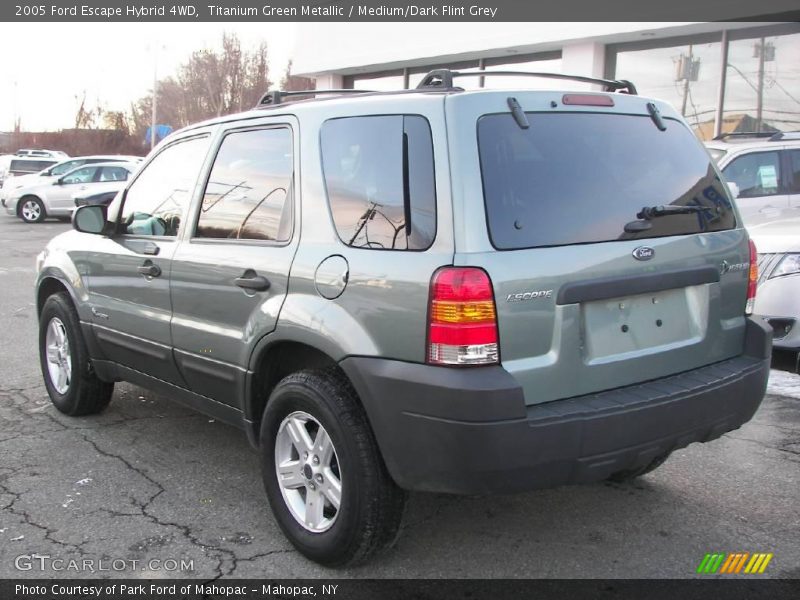 Titanium Green Metallic / Medium/Dark Flint Grey 2005 Ford Escape Hybrid 4WD