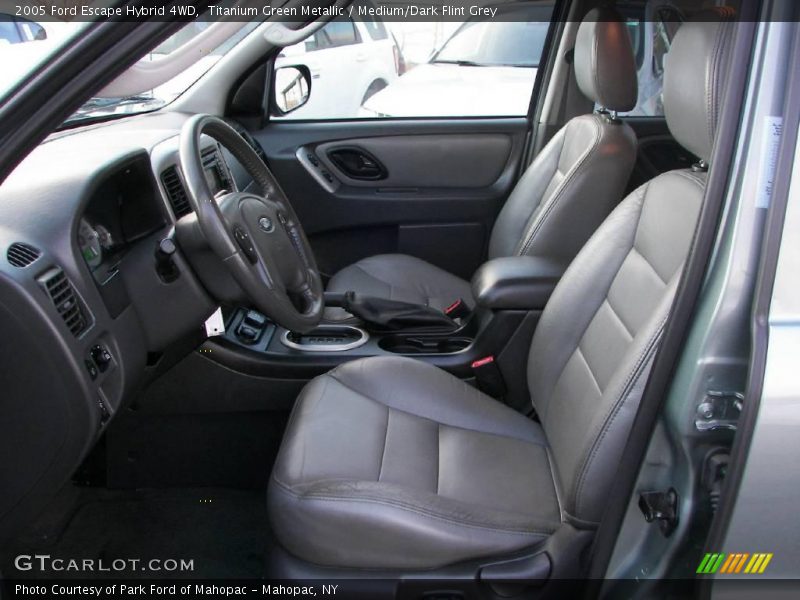 Titanium Green Metallic / Medium/Dark Flint Grey 2005 Ford Escape Hybrid 4WD