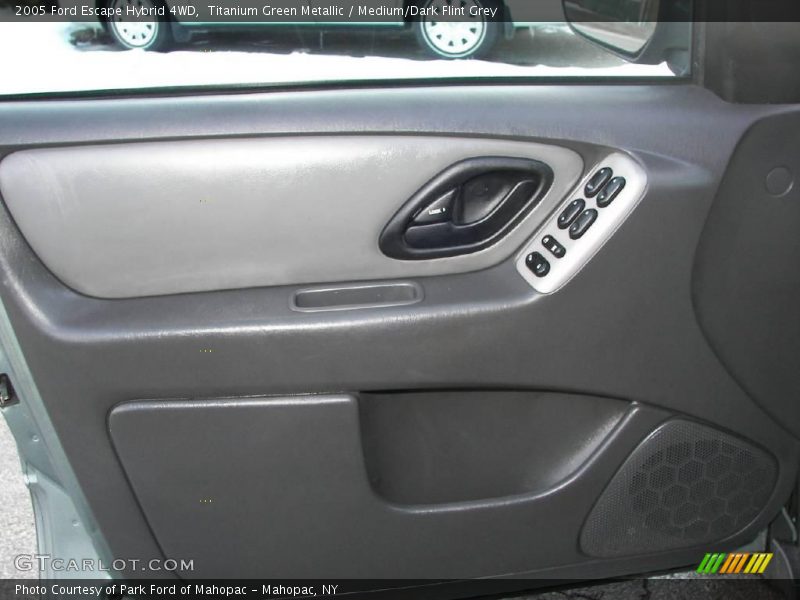 Titanium Green Metallic / Medium/Dark Flint Grey 2005 Ford Escape Hybrid 4WD