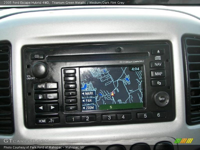 Titanium Green Metallic / Medium/Dark Flint Grey 2005 Ford Escape Hybrid 4WD