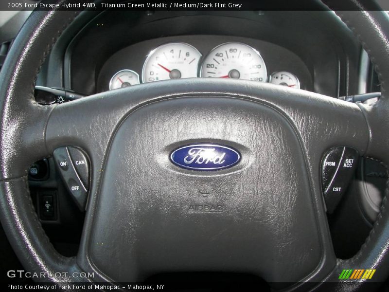 Titanium Green Metallic / Medium/Dark Flint Grey 2005 Ford Escape Hybrid 4WD