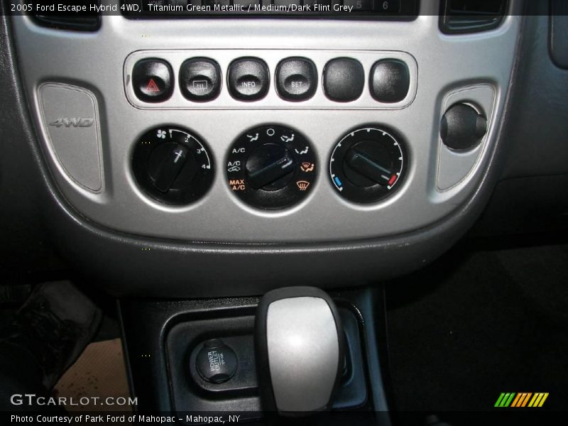 Titanium Green Metallic / Medium/Dark Flint Grey 2005 Ford Escape Hybrid 4WD