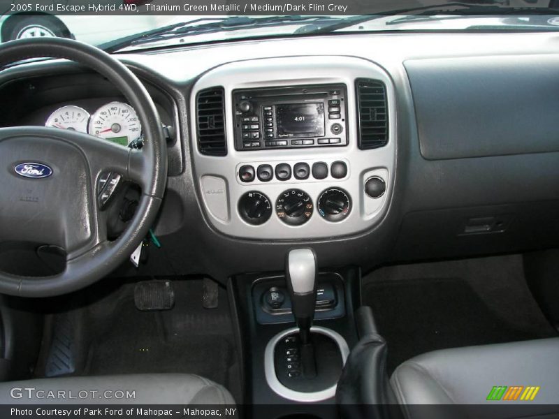 Titanium Green Metallic / Medium/Dark Flint Grey 2005 Ford Escape Hybrid 4WD